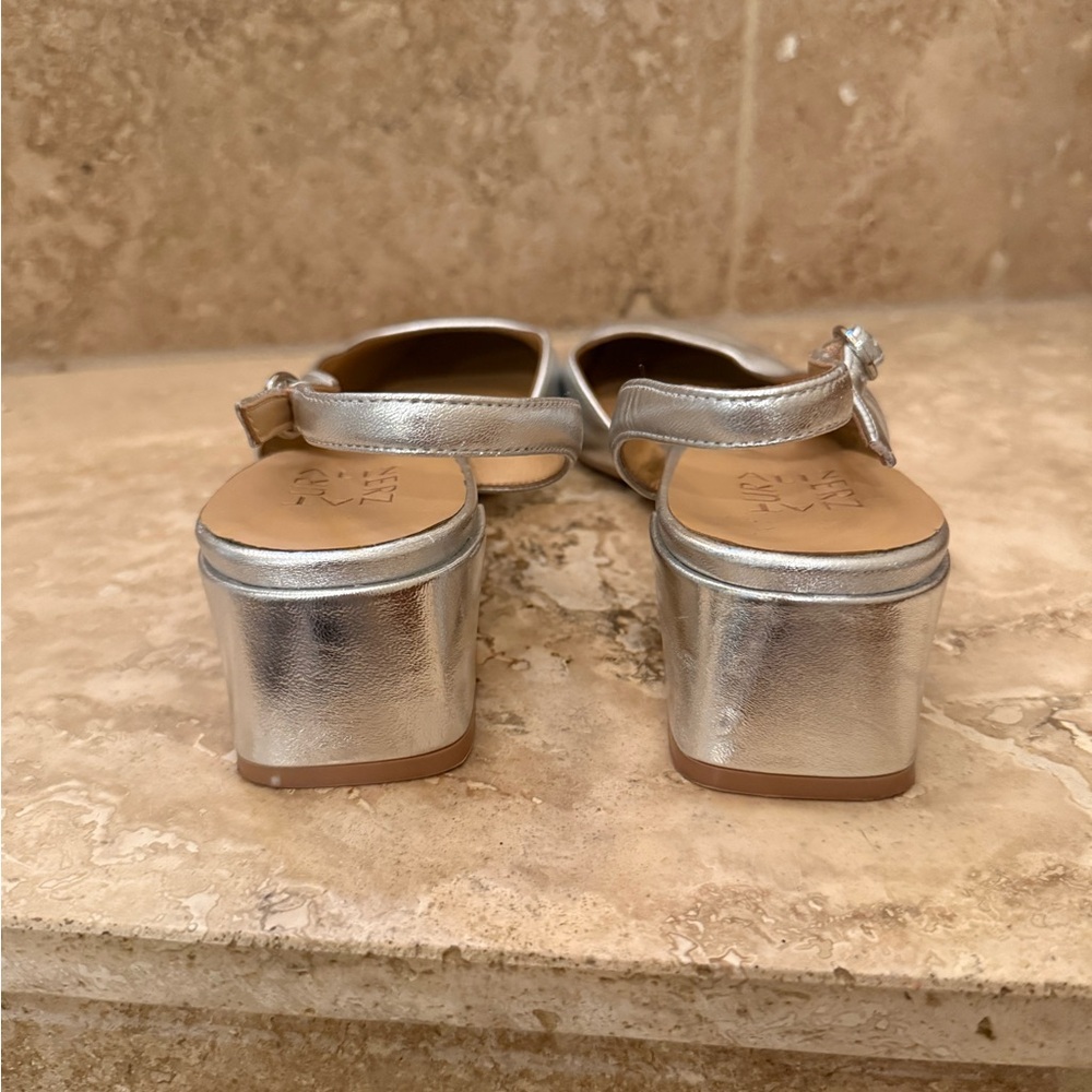 Naturalizer Silver Women's Slingback Shoes - Picture 3 of 7